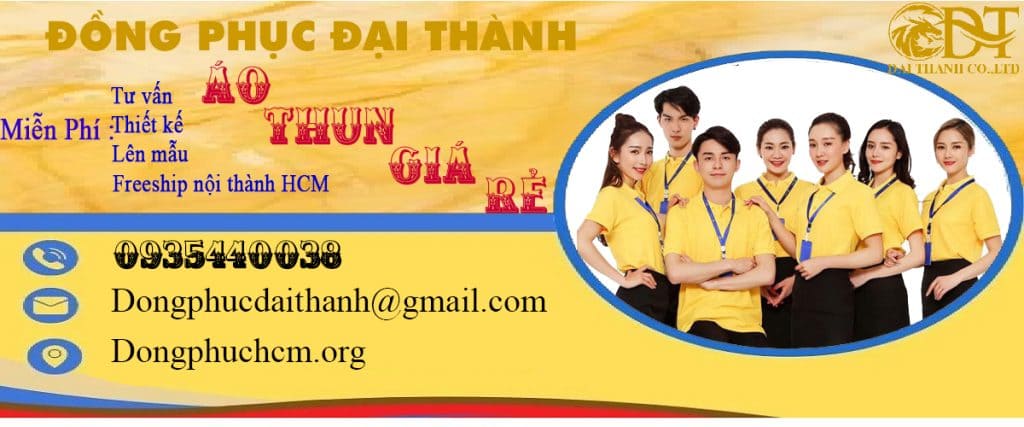 may áo thun đồng phục Đại Thành