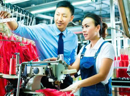 xưởng may áo khoác Đại Thành