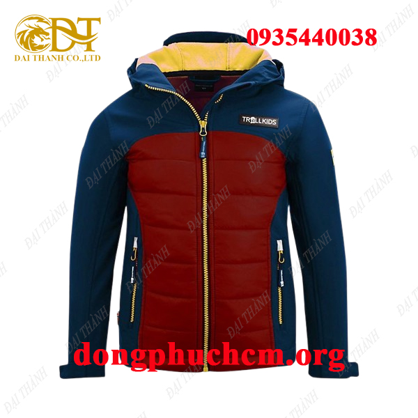 may đồng phục áo khoác