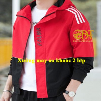 Xưởng may áo khoác 2 lớp giá rẻ