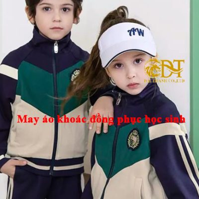 xưởng may áo khoác đồng phục học sinh