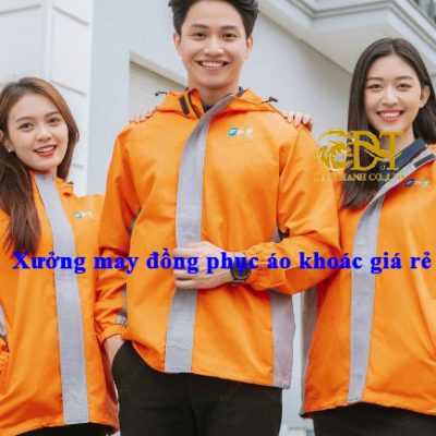 xưởng may đồng phục áo khoác giá rẻ