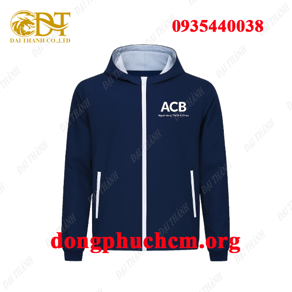 May áo khoác đồng phục ACB