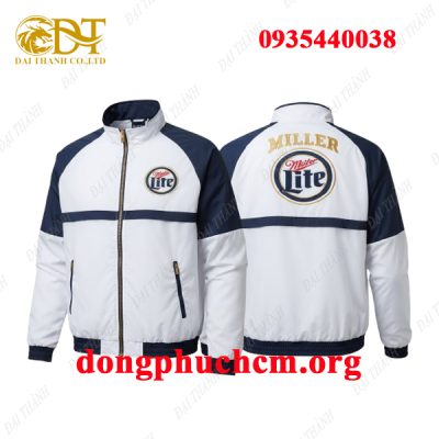 May áo khoác đồng phục Miller Lite