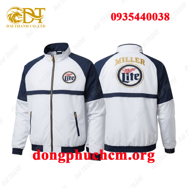 May áo khoác đồng phục Miller Lite