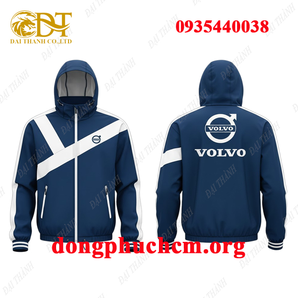 May áo khoác hãng xe Volvo