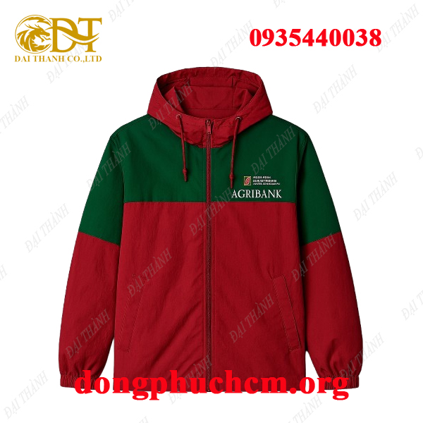 May áo khoác ngân hàng Agribank