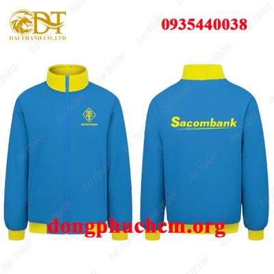 May áo khoác ngân hàng Sacombank