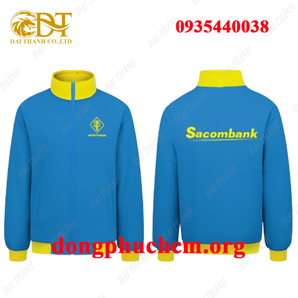 May áo khoác ngân hàng Sacombank