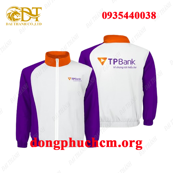 May áo khoác ngân hàng TP Bank