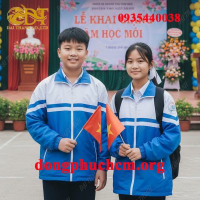May áo gió học sinh giá rẻ