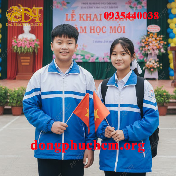 May áo gió học sinh giá rẻ