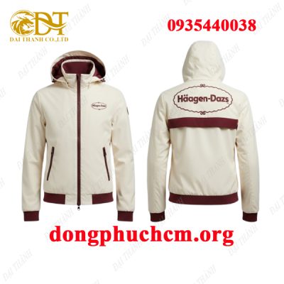 May áo khoác đồng phục hãng Häagen - Dazs giá rẻ