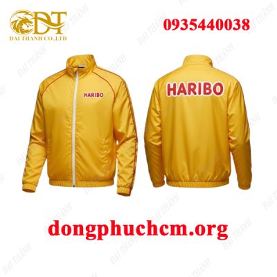 May áo khoác đồng phục hãng Haribo giá rẻ