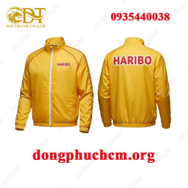 May áo khoác đồng phục hãng Haribo giá rẻ