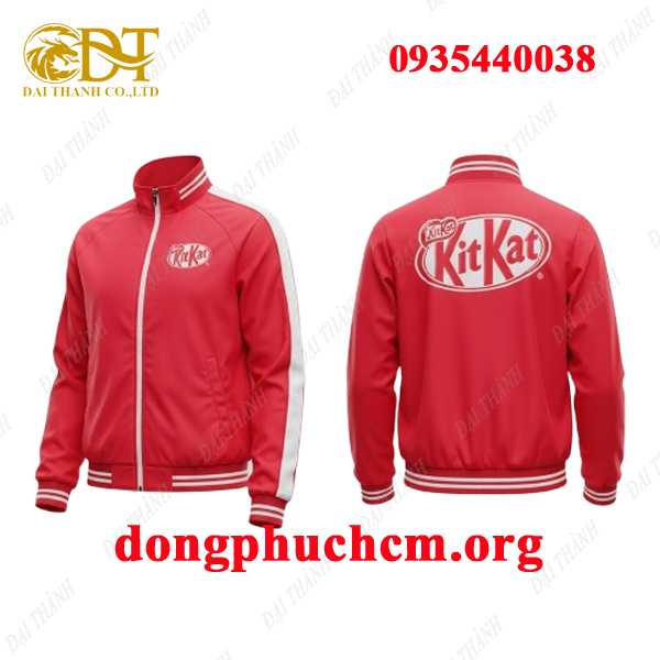 May áo khoác đồng phục hãng Kit Kat giá rẻ