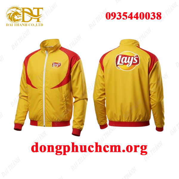 May áo khoác đồng phục bánh Bimbim Lay's giá rẻ