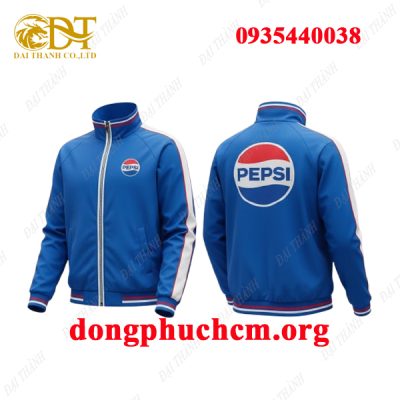 May áo khoác đồng phục hãng Pepsi giá rẻ