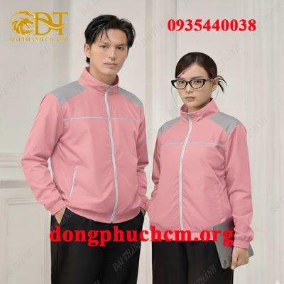 May áo khoác màu hồng giá rẻ