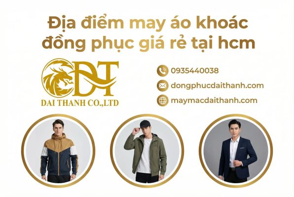 Địa điểm may áo khoác đồng phục giá rẻ tại HCM