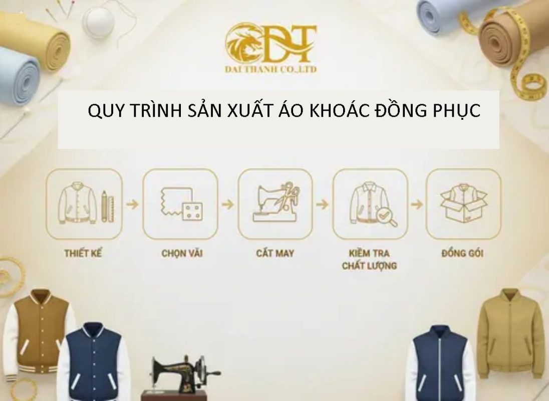 Quy trình may áo khoác