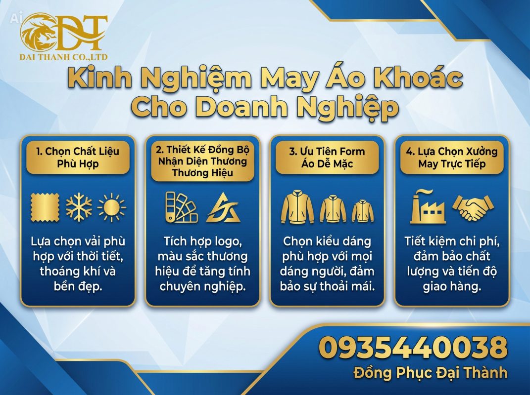 Kinh nghiệm may áo khoác