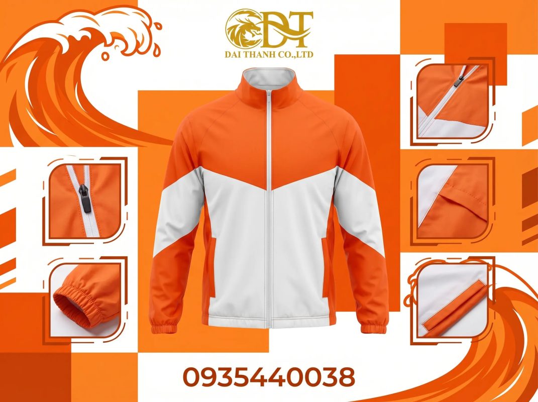 May áo khoác đồng phục