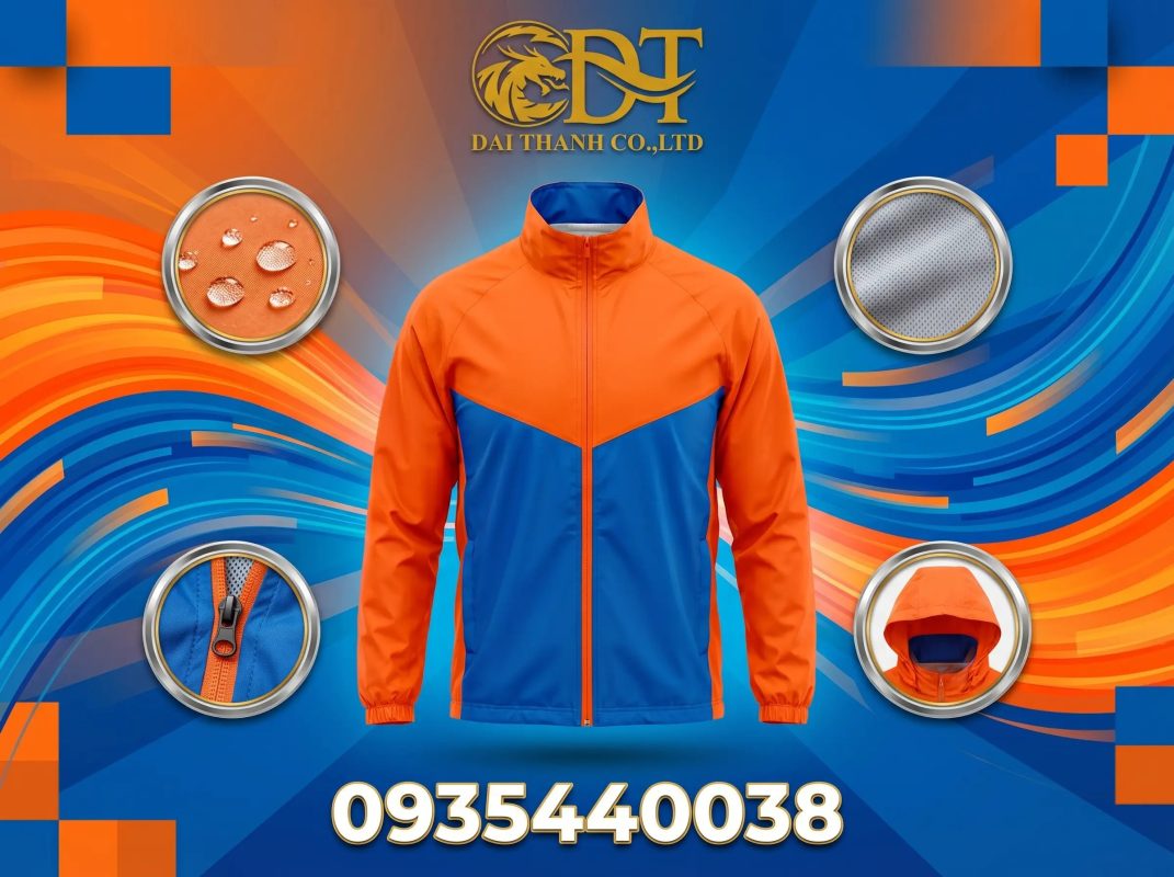 May áo khoác đồng phục