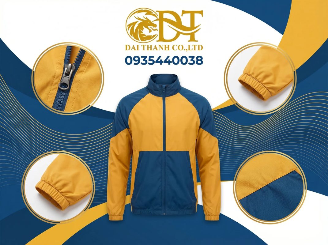 May áo khoác đồng phục