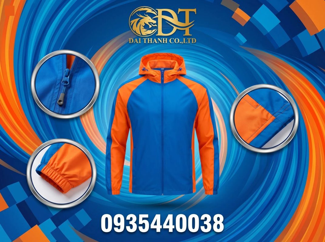 May áo khoác đồng phục
