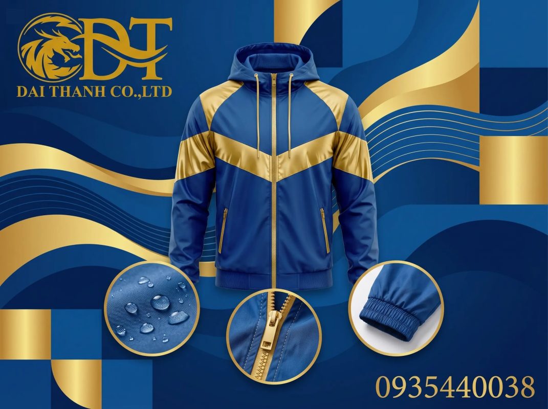 May áo khoác đồng phục