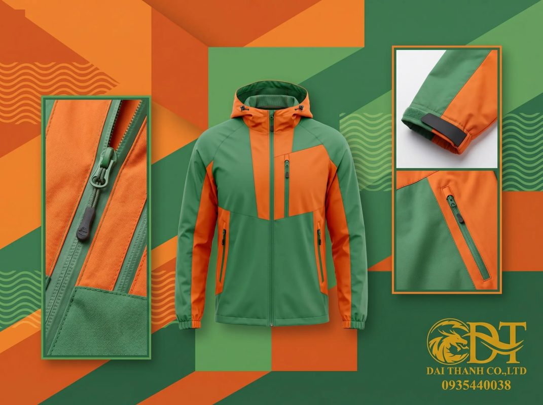 May áo khoác đồng phục