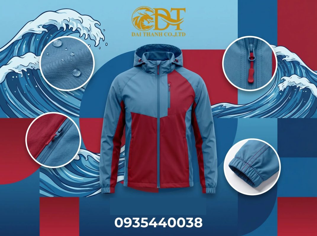 May áo khoác đồng phục