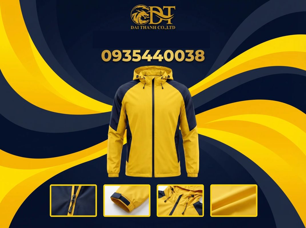 May áo khoác đồng phục