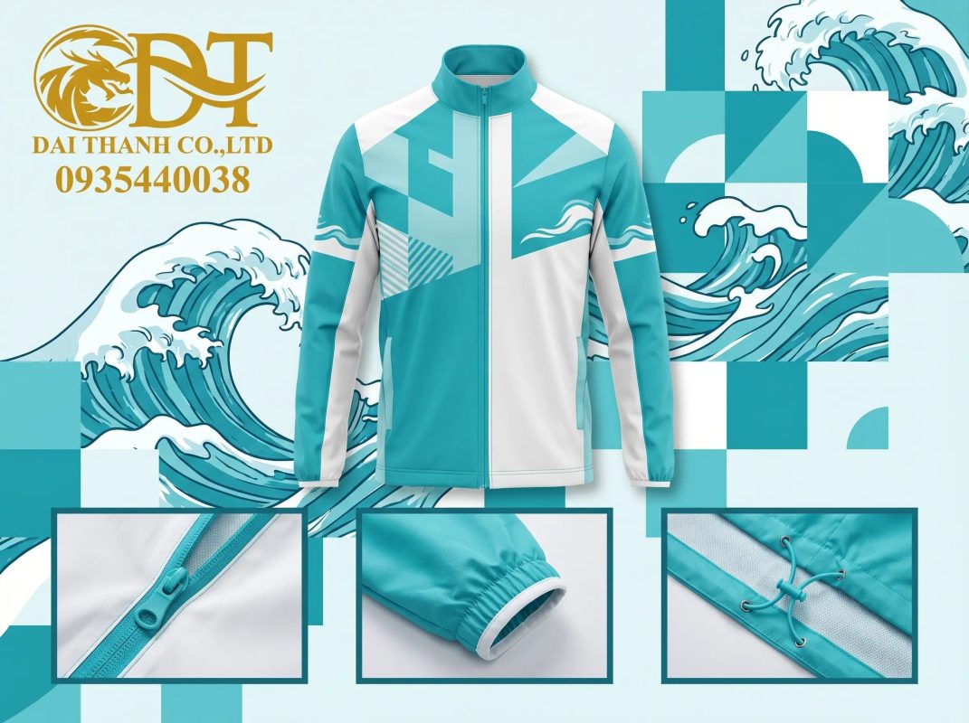 May áo khoác đồng phục