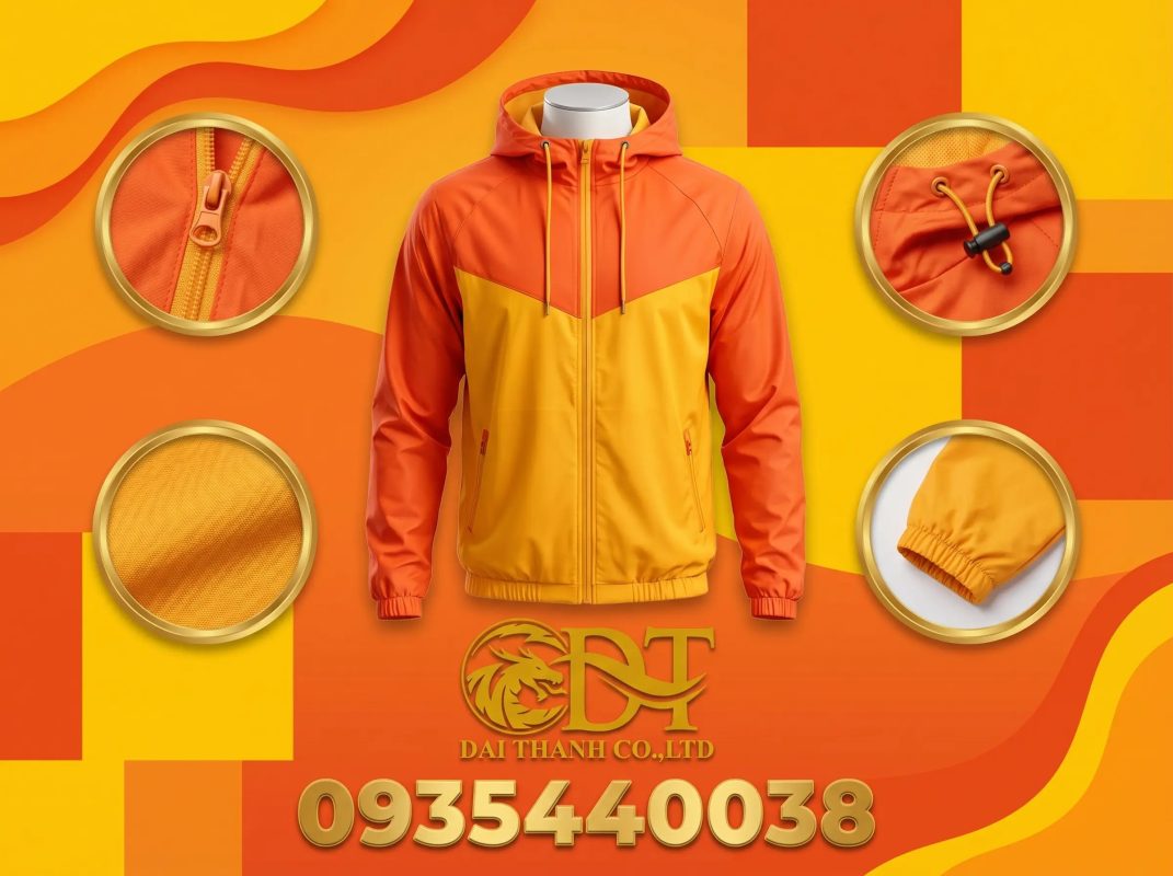 May áo khoác đồng phục