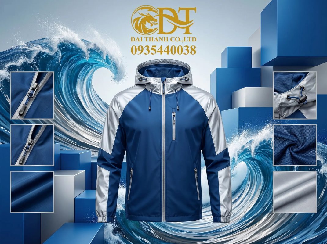 May áo khoác đồng phục