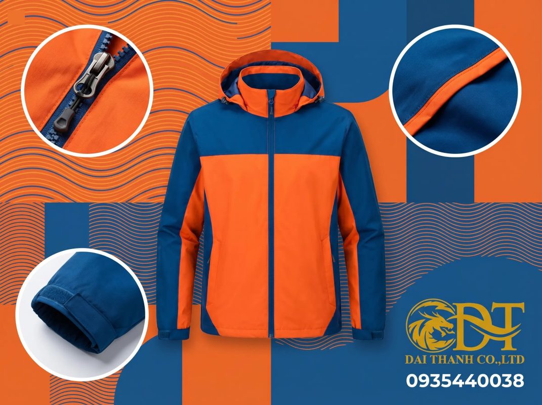 May áo khoác đồng phục