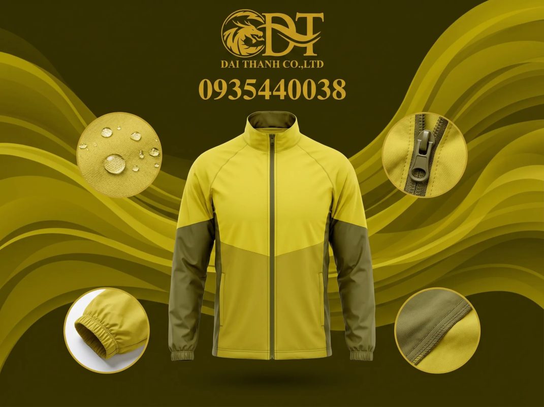 May áo khoác đồng phục