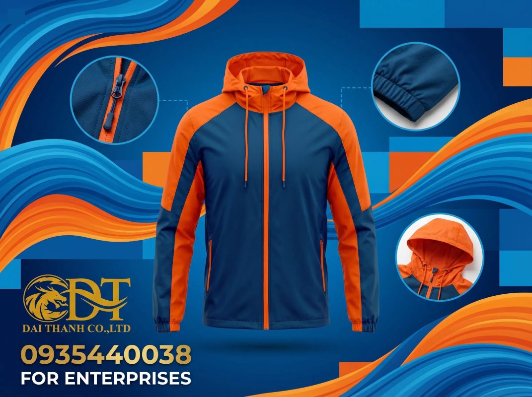 May áo khoác đồng phục