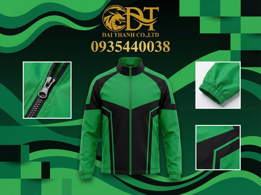 May áo khoác đồng phục