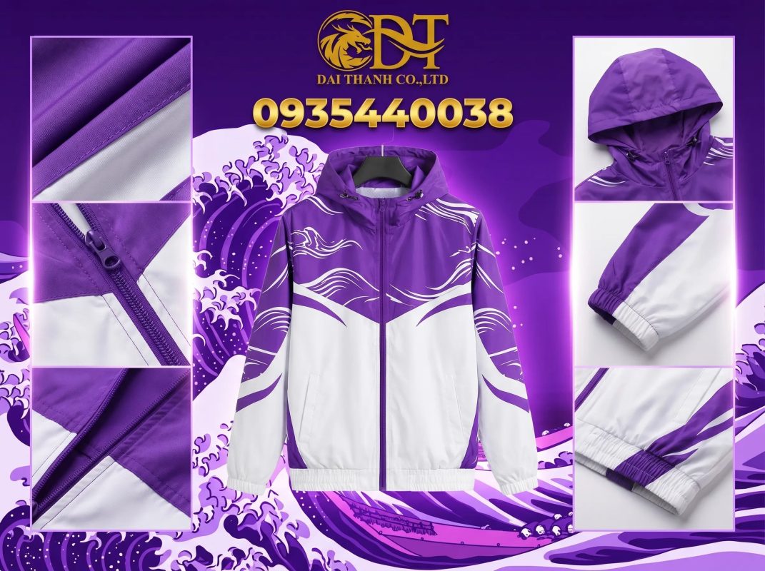 May áo khoác đồng phục