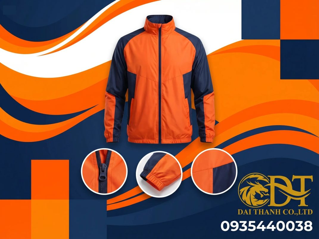 May áo khoác đồng phục