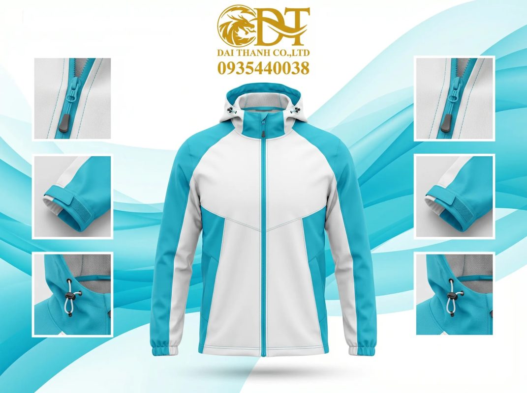 May áo khoác đồng phục