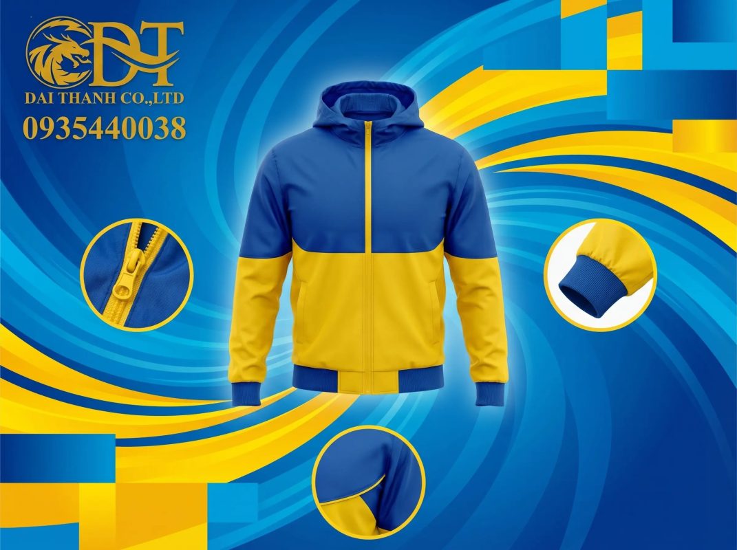 May áo khoác đồng phục