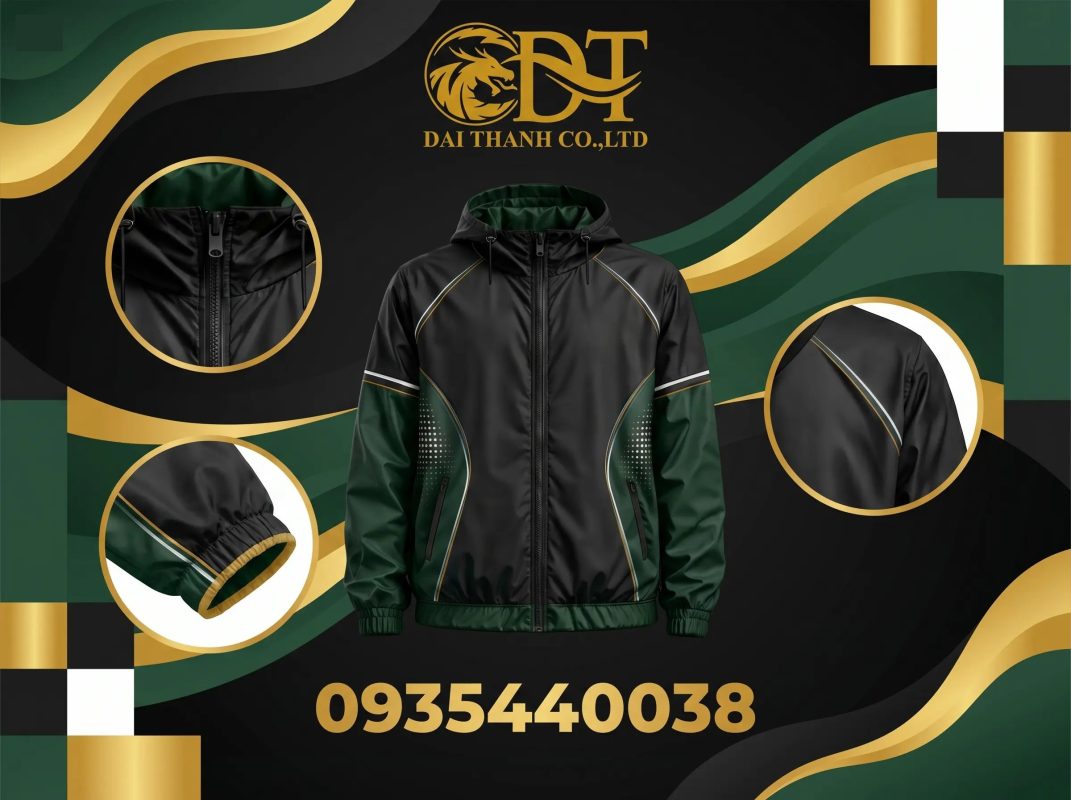 May áo khoác đồng phục