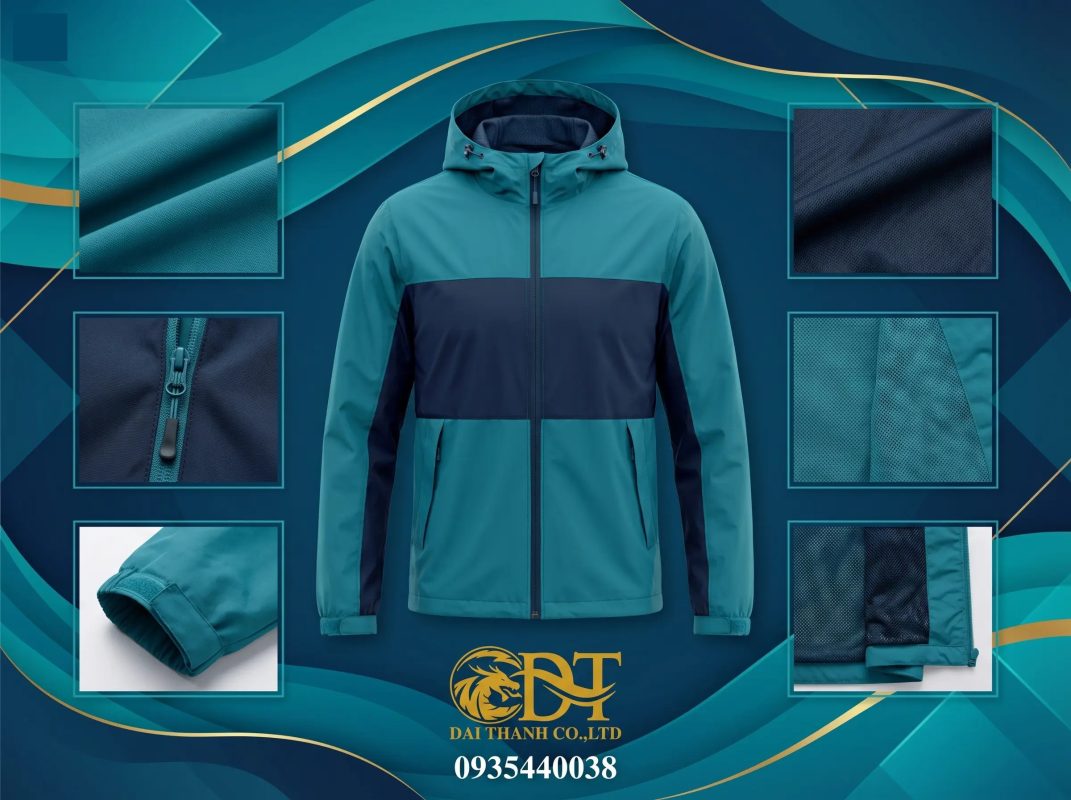 May áo khoác đồng phục