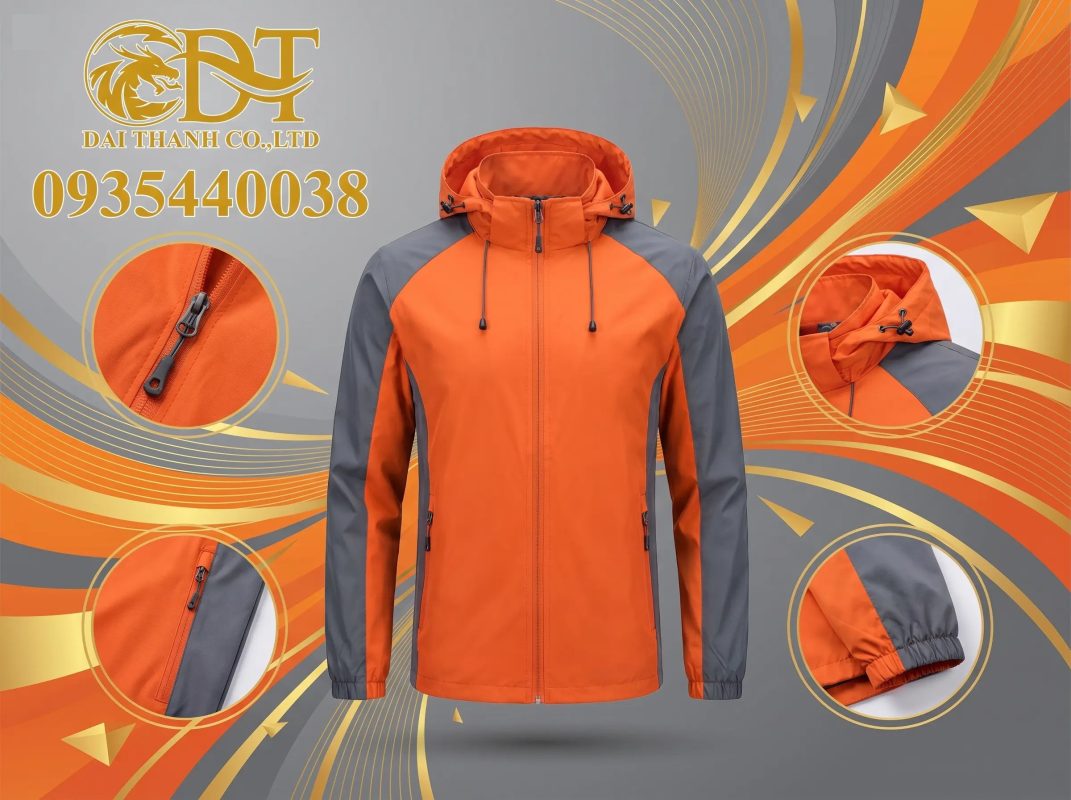 May áo khoác đồng phục