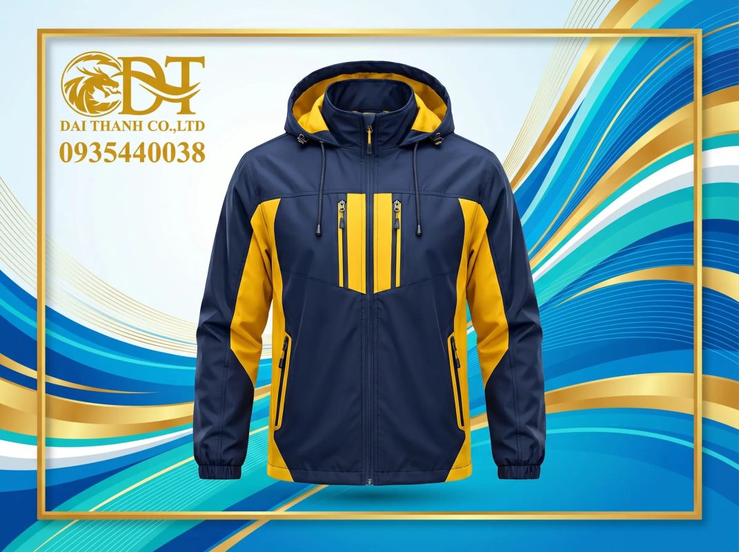 May áo khoác đồng phục