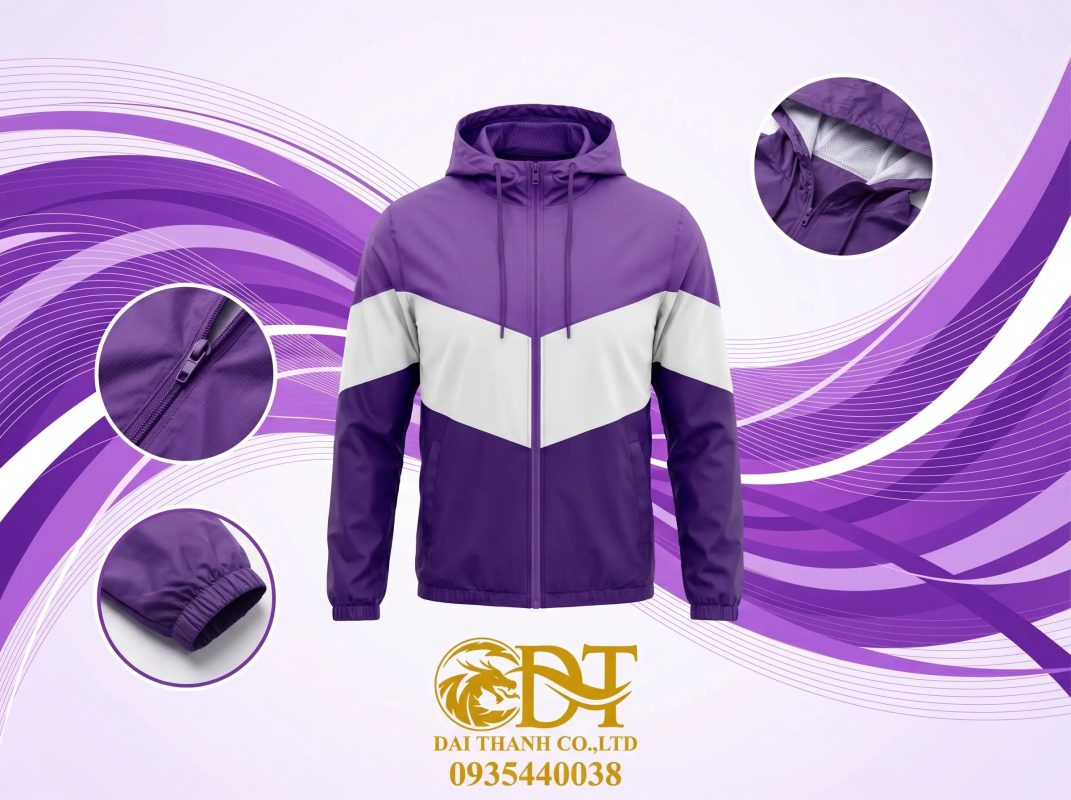 May áo khoác đồng phục